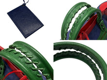 Load image into Gallery viewer, BALENCIAGA バレンシアガ ザ シティ ジャイアント 2WAYバッグ ハンドバッグ ショルダーバッグ 115743 レッド ブルー グリーン 美品 中古 4b007453
