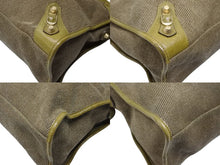 Load image into Gallery viewer, BALENCIAGA バレンシアガ ザ ジャイアント シティ 2WAY ハンドバッグ ショルダーバッグ キャンバス カーキ レザー ゴールド金具 美品 中古 4b007455
