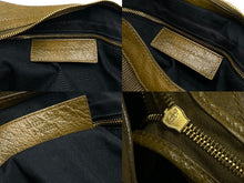 Load image into Gallery viewer, BALENCIAGA バレンシアガ ザ ジャイアント シティ 2WAY ハンドバッグ ショルダーバッグ キャンバス カーキ レザー ゴールド金具 美品 中古 4b007455