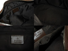 Load image into Gallery viewer, GUCCI グッチ GGキャンバス ワンショルダーバッグ 0013814 ベージュ ブラウン キャンバス レザー シルバー 金具 美品 中古 4b007474