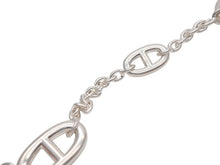 Load image into Gallery viewer, 極美品 HERMES エルメス シェーヌダンクル ファランドール ブレスレット アルジャンテシルバー Ag925 重量約26.1g 全長約19cm 中古 4b007485