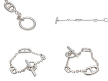 Load image into Gallery viewer, 極美品 HERMES エルメス シェーヌダンクル ファランドール ブレスレットST H104567B 重量約25.4g 全長約18cm 中古 4b007486