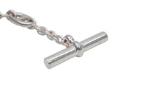 Load image into Gallery viewer, 極美品 HERMES エルメス シェーヌダンクル ファランドール ブレスレットST H104567B 重量約25.4g 全長約18cm 中古 4b007486