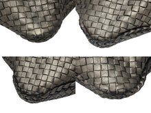 画像をギャラリービューアに読み込む, BOTTEGA VENETA ボッテガヴェネタ ホーボー イントレチャート ワンショルダーバッグ 115654 メタリックゴールド 美品 中古 4b007487