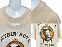 画像をギャラリービューアに読み込む, VINTAGE ヴィンテージ DR.DRE ドクタードレ 半袖Tシャツ コットン ベージュ グリーン サイズXL 良品 中古 4b007504