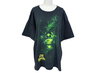 VINTAGE ヴィンテージ wiz khalifa ウィズカリファ ROLLING PAPERS CAMP US CONSCIOUSNESS GREENCARP ET TOUR TEE T-shirts サイズ S 美品 中古 4b007506