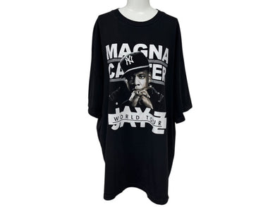 vintage ヴィンテージ JAY-Z ジェイジー アルスタイルボディ MAGNA CARTER WORLD TOUR ワールドツアー Tシャツ 2XL 美品 中古 4b007507