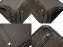 Load image into Gallery viewer, 極美品 HERMES エルメス バーキン35 ハンドバッグ トゴ エトゥープ ゴールド金具 A刻印 中古 4b007514