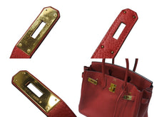 Load image into Gallery viewer, 極美品 HERMES エルメス バーキン30 ルージュトマト A刻印 トリヨンクレマンス ゴールド金具 ハンドバッグ 中古 4b007519