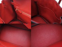 Load image into Gallery viewer, 極美品 HERMES エルメス バーキン30 ルージュトマト A刻印 トリヨンクレマンス ゴールド金具 ハンドバッグ 中古 4b007519