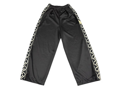 新品未使用 KAPITAL キャピタル K2410LP107 スムースジャージー スタントマン＆ウーマン バギートラックパンツ ブラック サイズ3 中古 4b007540