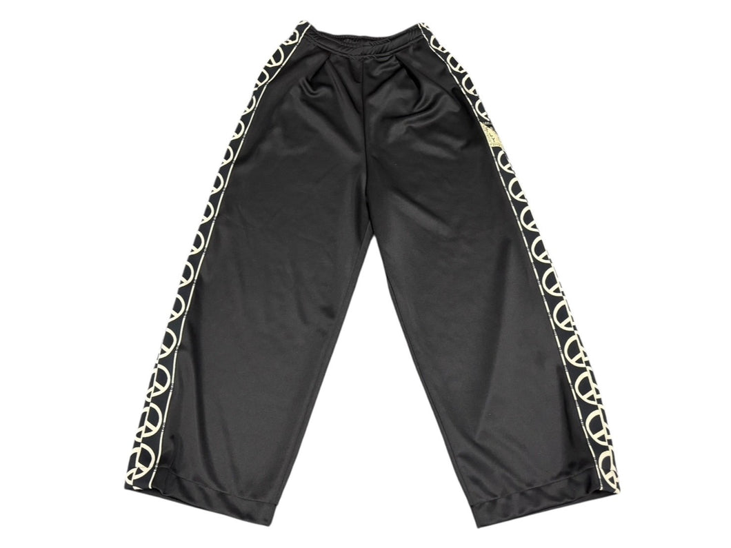 新品未使用 KAPITAL キャピタル K2410LP107 スムースジャージー スタントマン＆ウーマン バギートラックパンツ ブラック サイズ3 中古 4b007540