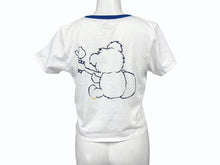 画像をギャラリービューアに読み込む, 新品未使用 KAPITAL キャピタル 20/-天竺 クロップドT (リトルベア&amp;ハーモニーpt) Tシャツ K2506SC230 ブルー サイズ1 中古 4b007542