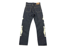 画像をギャラリービューアに読み込む, 新品未使用 KAPITAL キャピタル MEXICAN TUXEDO メキシカンタキシード デニムパンツ EK-1528LPA サイズ30 12.5oz ボーン刺繍 中古 4b007545