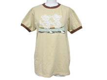 画像をギャラリービューアに読み込む, 新品未使用 KAPITAL キャピタル 20/-天竺 リンガーT(K&#39;BEARpt) Tシャツ K2502SC017 ベージュ ブラウン サイズ1 中古 4b007546
