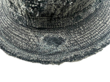 画像をギャラリービューアに読み込む, 新品未使用 KAPITAL キャピタル 11.5oz ブラック×ブラック デニム 老人と海HAT クラッシュリメイク バケットハット EK-1741XH ONE SIZE 中古 4b007549