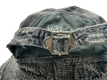 画像をギャラリービューアに読み込む, 新品未使用 KAPITAL キャピタル 11.5oz ブラック×ブラック デニム 老人と海HAT クラッシュリメイク バケットハット EK-1741XH ONE SIZE 中古 4b007549