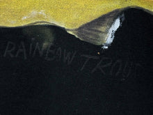 画像をギャラリービューアに読み込む, 新品未使用 KAPITAL キャピタル 20/-天竺 クロップドT(トラウト1匹PECKISH RAINBOWYpt) Tシャツ K2508SC001 ブラック サイズ1 中古 4b007550