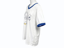 画像をギャラリービューアに読み込む, 新品未使用 KAPITAL キャピタル 20/-天竺 VネックリンガーT(リトルベア&amp;ハーモニーpt) Tシャツ K2502SC017 ブルー サイズ2 中古 4b007553