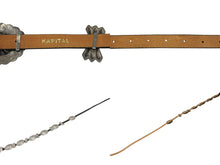 画像をギャラリービューアに読み込む, 新品未使用 KAPITAL キャピタル concho belt コンチョ ベルト・バックル ブラウン シルバー レザー メタル 中古 4b007556
