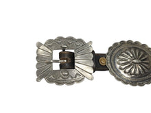 画像をギャラリービューアに読み込む, 新品未使用 KAPITAL キャピタル concho belt コンチョ ベルト・バックル ブラウン シルバー レザー メタル 中古 4b007556