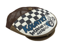 画像をギャラリービューアに読み込む, 新品未使用 KAPITAL キャピタル カントリーレーサー キャップ KR2402XH18 カーキ ブラウン ホワイト 中古 4b007558