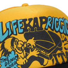 画像をギャラリービューアに読み込む, 新品未使用 KAPITAL キャピタル LIFE KAPRICCIO ライフカプリッチョ トラッカーキャップ K2505XH535 ワンサイズ メッシュ 中古 4b007565