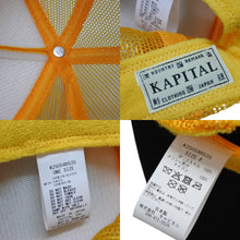 画像をギャラリービューアに読み込む, 新品未使用 KAPITAL キャピタル LIFE KAPRICCIO ライフカプリッチョ トラッカーキャップ K2505XH535 ワンサイズ メッシュ 中古 4b007565