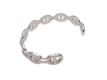 Load image into Gallery viewer, 極美品 HERMES エルメス シェーヌダンクル アンシェネ バングル 重量約22g サイズSH Ag925刻印 9コマ シルバー925 中古 4b007606