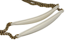 画像をギャラリービューアに読み込む, 極美品 YVES SAINT LAURENT イヴサンローラン テリーパッチワーク モノグラム ジェイミー ショルダーバッグ ホワイト ゴールド金具 中古 4b007611