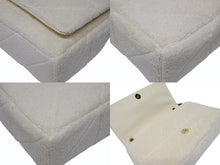 画像をギャラリービューアに読み込む, 極美品 YVES SAINT LAURENT イヴサンローラン テリーパッチワーク モノグラム ジェイミー ショルダーバッグ ホワイト ゴールド金具 中古 4b007611