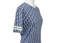 画像をギャラリービューアに読み込む, 極美品 Christian Dior クリスチャンディオール 半袖Tシャツ 2P12155050 サイズ42 トロッター柄 ネイビー ガリアーノ期 中古 4b007613
