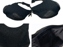 Load image into Gallery viewer, GUCCI グッチ ワンショルダーバッグ ハンドバッグ ホーボー ブラック シルバー金具 GGキャンバス レザー レディース 美品 中古 4b007617