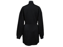 Load image into Gallery viewer, 極美品 PRADA プラダ スウェット ワンピース ドレス 2023 WS15420 トライアングルロゴ ブラック シルバー金具 中古 4b007621