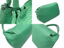 画像をギャラリービューアに読み込む, BOTTEGA VENETA ボッテガヴェネタ イントレチャート ショルダーバッグ WS14311 グリーン レザー スウェード 美品 中古 4b007628