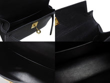 Load image into Gallery viewer, HERMES エルメス Mini Kelly2 ミニケリー2 ミニハンドバッグ ブラック ヴォーエプソン B刻印 2023年 ゴールド金具 美品 中古 4b007652