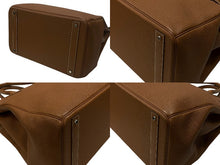 Load image into Gallery viewer, 極美品 HERMES エルメス オータクロア40 ハンドバッグ ゴールド トゴ K刻印 2025年 シルバー金具 中古 4b007667