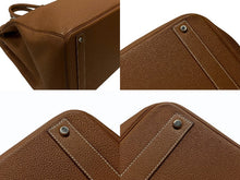Load image into Gallery viewer, 極美品 HERMES エルメス オータクロア40 ハンドバッグ ゴールド トゴ K刻印 2025年 シルバー金具 中古 4b007667