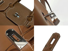 Load image into Gallery viewer, 極美品 HERMES エルメス オータクロア40 ハンドバッグ ゴールド トゴ K刻印 2025年 シルバー金具 中古 4b007667