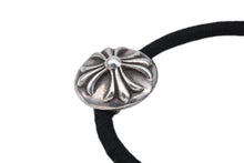 画像をギャラリービューアに読み込む, CHROME HEARTS クロムハーツ クロスボールボタン ヘアゴム 重量約15g シルバー925 2003/.925刻印 美品 中古 4b007670