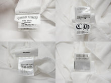 画像をギャラリービューアに読み込む, CHROME HEARTS クロムハーツ ヴァインダガー 半袖Tシャツ サイズS ホワイト ブラック バックプリント コットン 美品 中古 4b007684