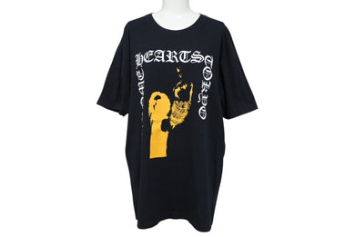 CHROME HEARTS RICHARD STARK TEE クロムハーツ 東京限定 リチャードスターク 半袖Ｔシャツ ブラック ホワイト オレンジ L 美品 中古 4b007686