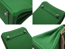 Load image into Gallery viewer, 新品未使用 HERMES エルメス ハンドバッグ W刻印 バーキン25 バンブー シルバー金具 トゴ 中古 4b007690