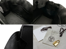 Load image into Gallery viewer, 新品同様 HERMES エルメス BIRKIN 40 バーキン40 ハンドバッグ トゴ ブラック W刻印 2024年 ゴールド金具 中古 4b007695