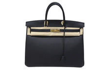 Load image into Gallery viewer, 新品同様 HERMES エルメス BIRKIN 40 バーキン40 ハンドバッグ トゴ ブラック W刻印 2024年 ゴールド金具 中古 4b007695