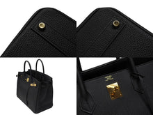 Load image into Gallery viewer, 新品同様 HERMES エルメス BIRKIN 40 バーキン40 ハンドバッグ トゴ ブラック W刻印 2024年 ゴールド金具 中古 4b007695
