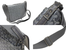 画像をギャラリービューアに読み込む, GOYARD ゴヤール カペシアンMM ショルダーバッグ メッセンジャーバッグ CAPETIMMLTY51CG51P グレー シルバー金具 美品 中古 4b007700
