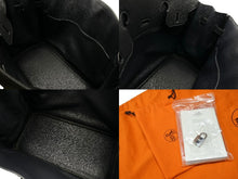 Load image into Gallery viewer, 極美品 HERMES エルメス Haut a Courroies オータクロア36 ハンドバッグ トゴ ブルーインディゴ シルバー金具 □I刻印 中古 4b007702