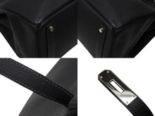 Load image into Gallery viewer, 極美品 HERMES エルメス Haut a Courroies オータクロア36 ハンドバッグ トゴ ブルーインディゴ シルバー金具 □I刻印 中古 4b007702