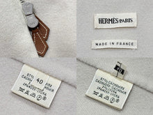 Load image into Gallery viewer, HERMES エルメス コート マルジェラ期 テーラードジャケット アウター レディース サイズ 40 カシミヤ ホワイト アイボリー 美品 中古 4b007703